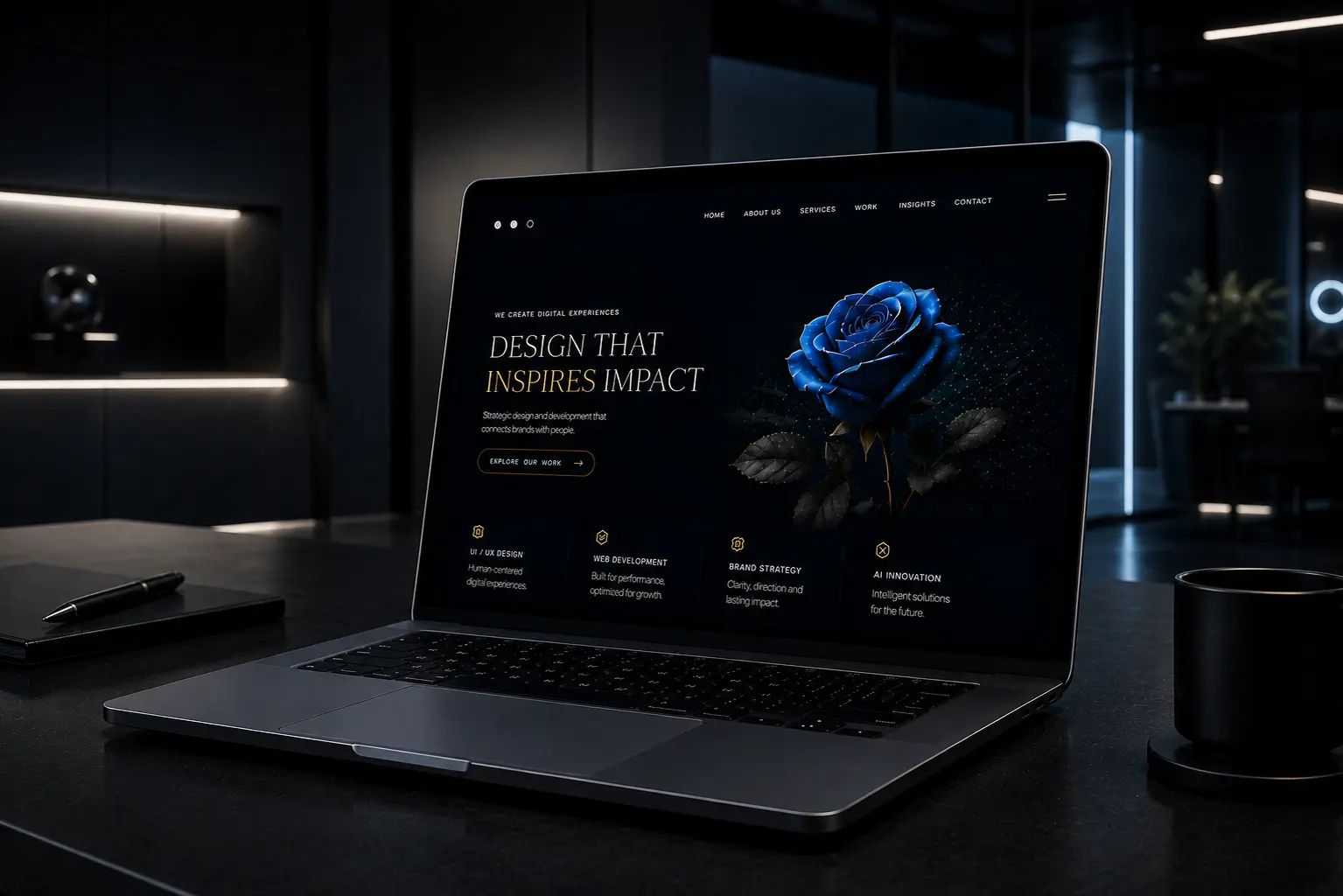 Services website & development Services website & development